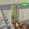 160/200 Sheets Stickers Transparent Bookmarkers Index Tabs Flags Sticky Note Stationery Tab Memo Pad School Office Supplies 6