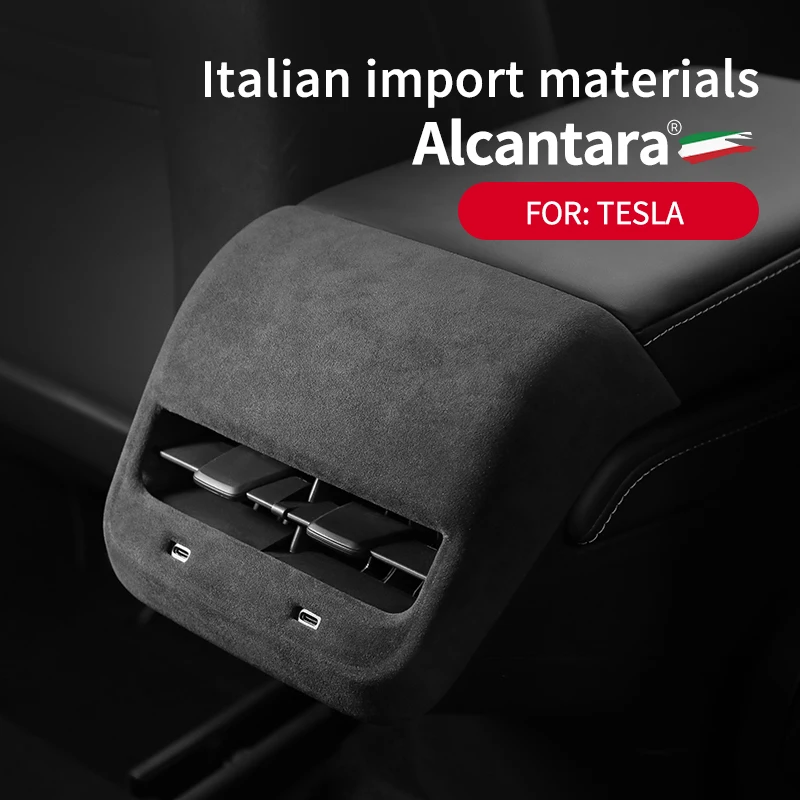

Central Armrest Air Condition Vent Cover Sheath Shell for Tesla Model3 Y Automotive stickers Interior Accessories Trim