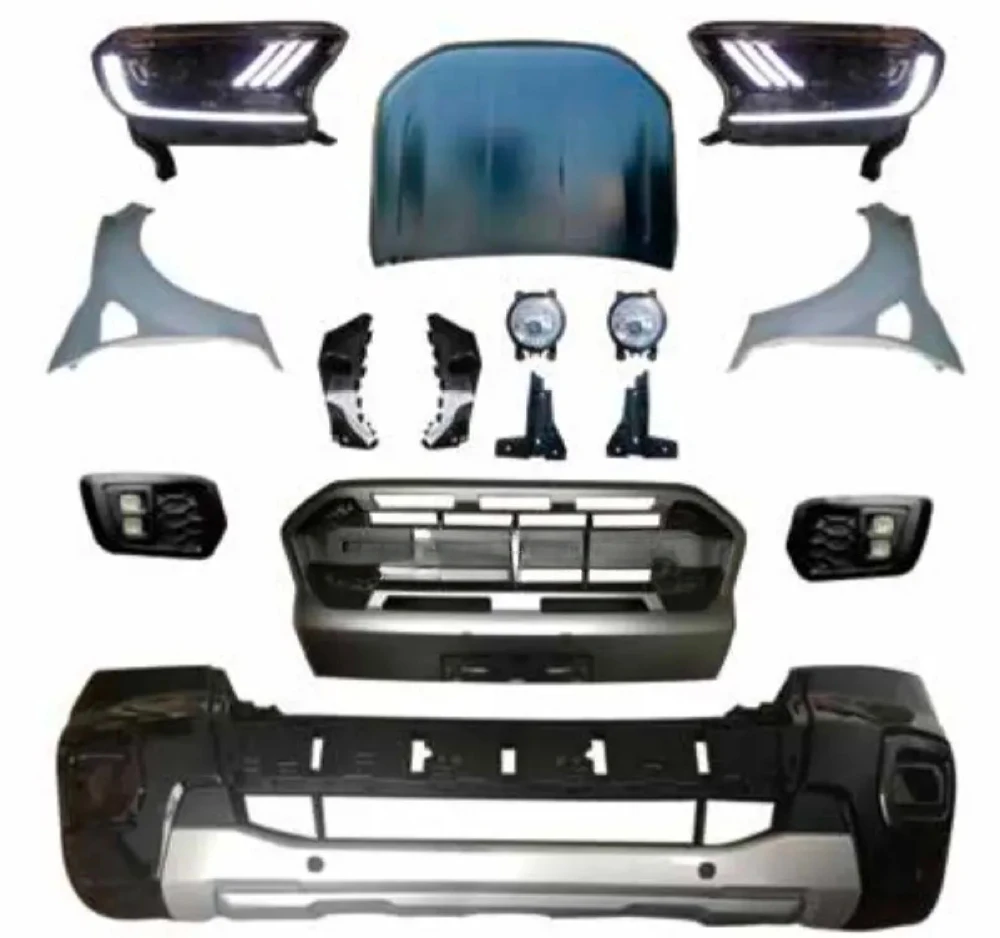 

AUTO PICKUP TRUCK OFFROAD ACCESSORIES FRONT BUMPER UPGRADE BODY KIT FIT FOR RANGER T6 UPGRADE TO T8