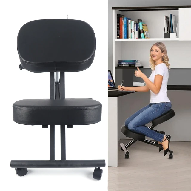 Silla ergonómica ortopédica para rodillas, taburete de salud para ordenador