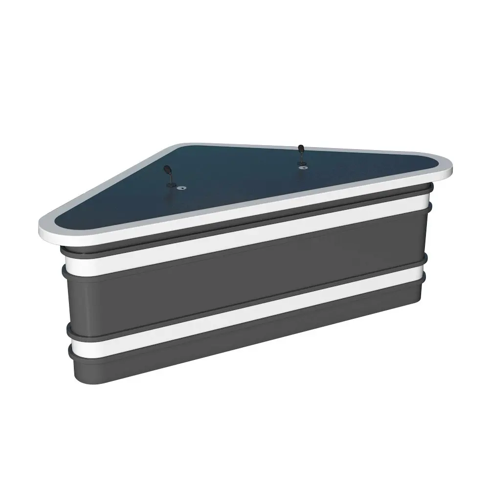 Studio Live Anchor News Table For TV Broadcast Station