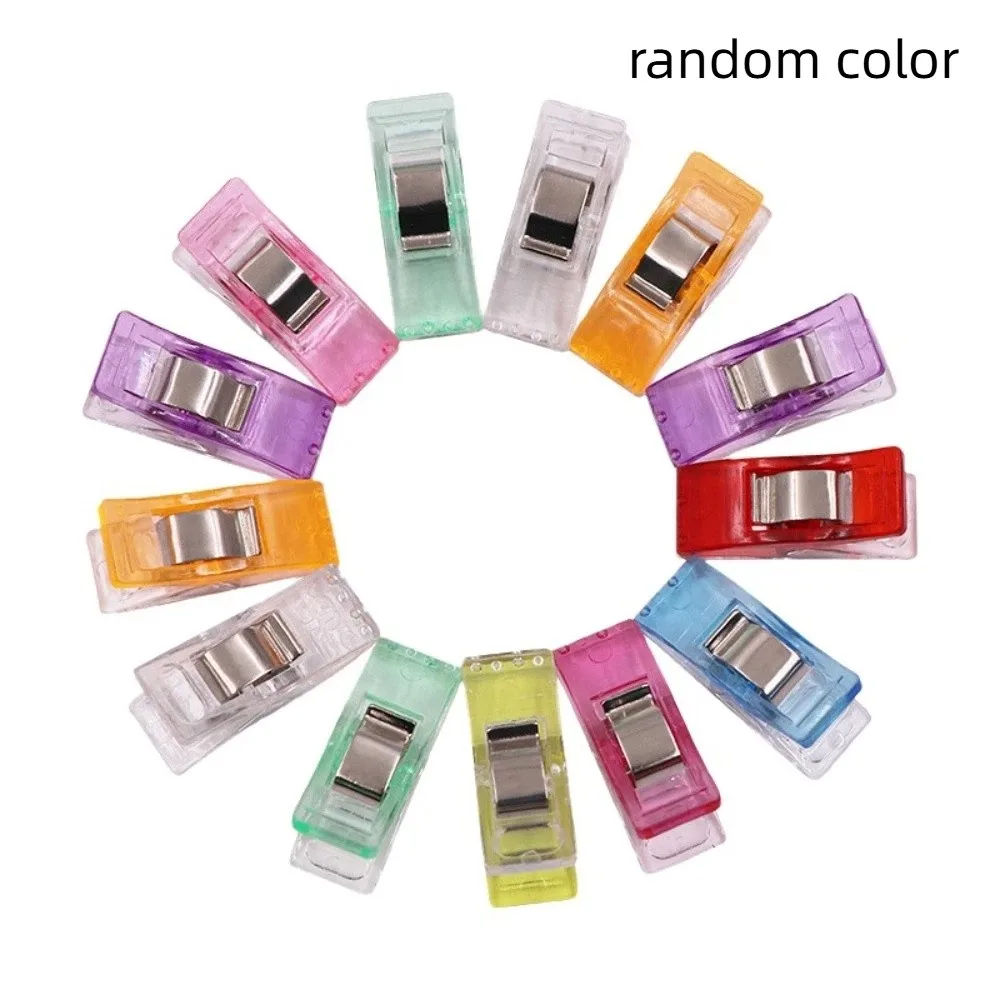 30PCS Convenient Plastic Sewing Clips Multipurpose Non-Slip Crocheting Clips Assorted Colors Mini Knitting Clips DIY Projects