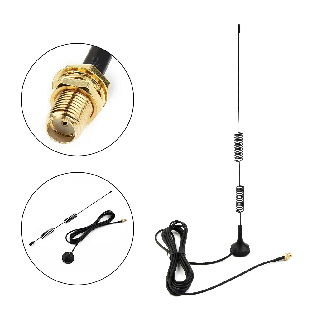 

Автомобильная антенна, Двухдиапазонная VHF UHF, автомобильная радиоантенна с магнитным основанием, 136 174 МГц, VHF 400 470 МГц, УВЧ диапазон, автомобильные аксессуары
