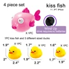 Wind Up kiss fish Baby Bath Toys，Duck Bathtub Toys for Baby Floating Pool Games Water Toys Swimming Bath Toys 5