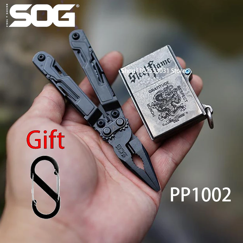 SOG PP1002 Mini Multi Function Tool Pliers Folding Pliers Outdoor