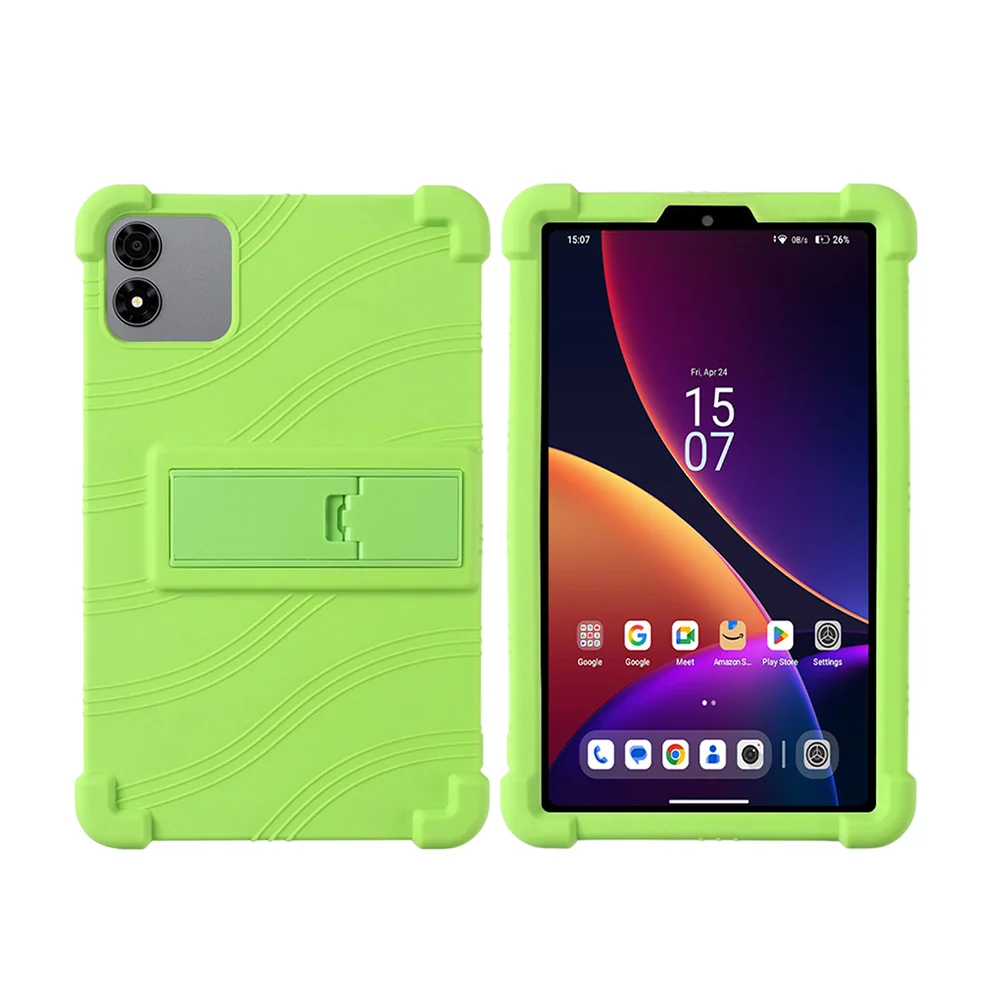 Children's Soft Silicone Adjustable Stand Tablet Case - 8.4 Inch
