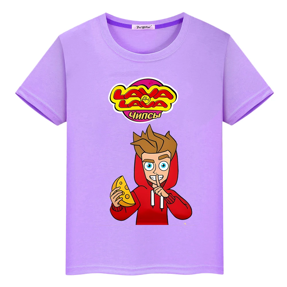 Влад Бумага А4 100%Cotton T-shirt Short Tops boys pride tshirt y2k one piece Merch A4 Lamba Summer Anime Tees kids clothes girls 6