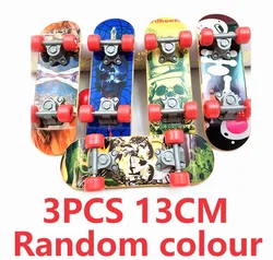 Fingerboard Finger Scooter Mini Skateboard Deck Set - Alloy/Plastic Antistress Tech Bracket Panel (3 PCS 13CM Plstic)