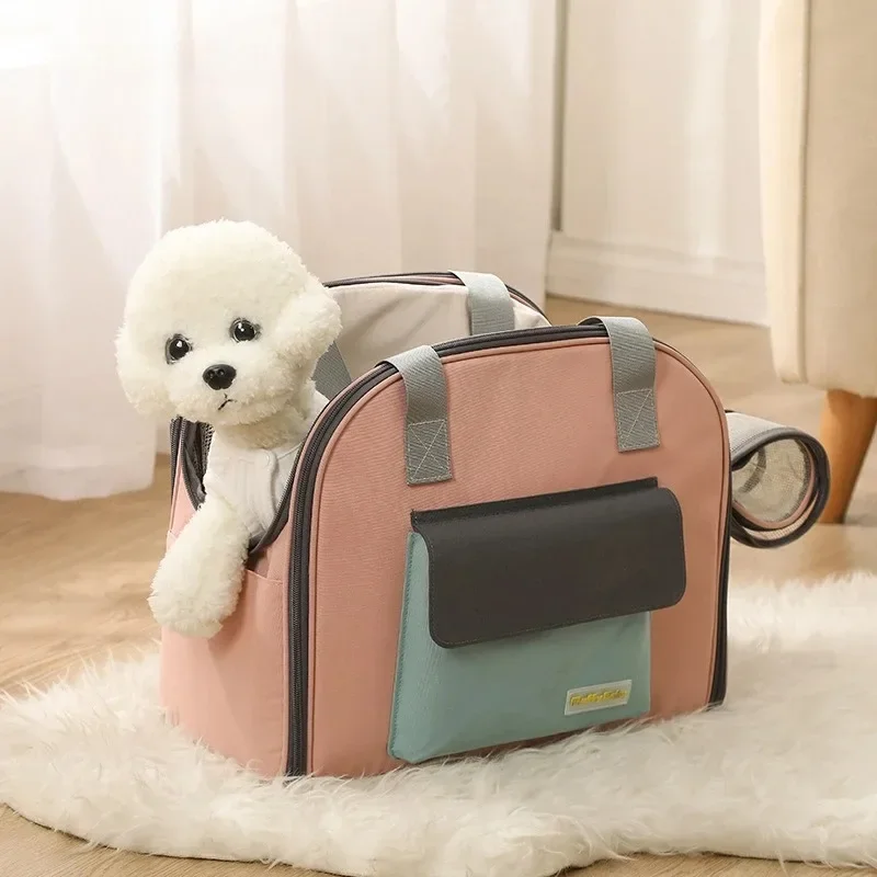 Multifunctional Pet Carrier Bag for Cats & Dogs-Breathable Shoulder & Backpack Handbag, Max 4KG