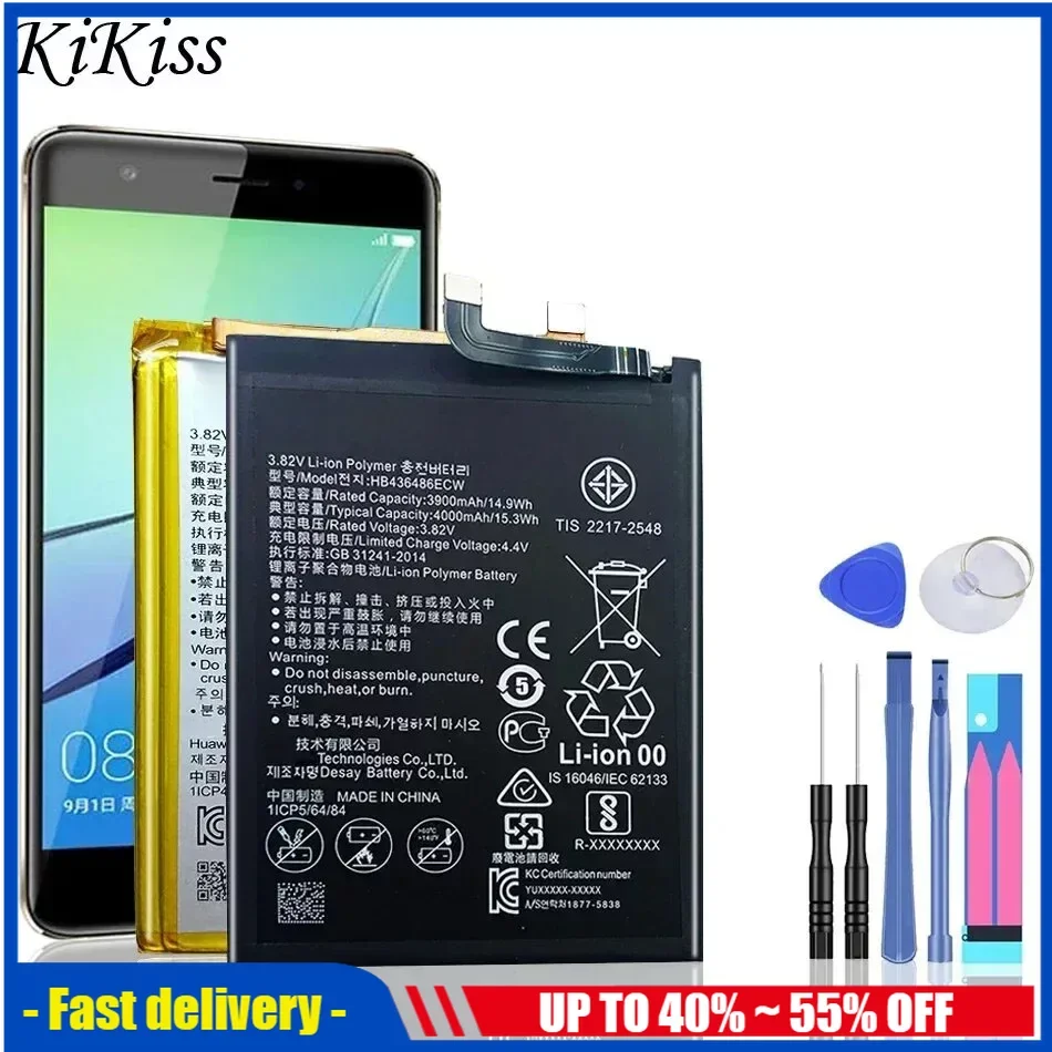 

Battery For Huawei Mate 10 20 X S RS Pro lite/Enjoy 5 5S 6S 7 7S 8 8E Plus/Y5 Y6 II Y7 Y9 Pro Prime 2017 2018 2019/G Play Mini