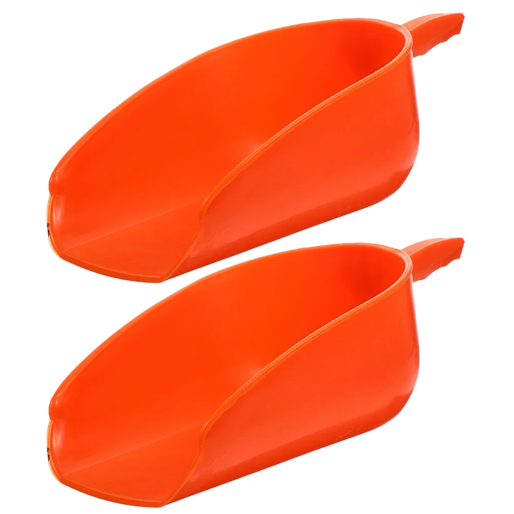 

2pcs Poultry Feed Reusable Scoop Thicken Feed Poultry Feeding