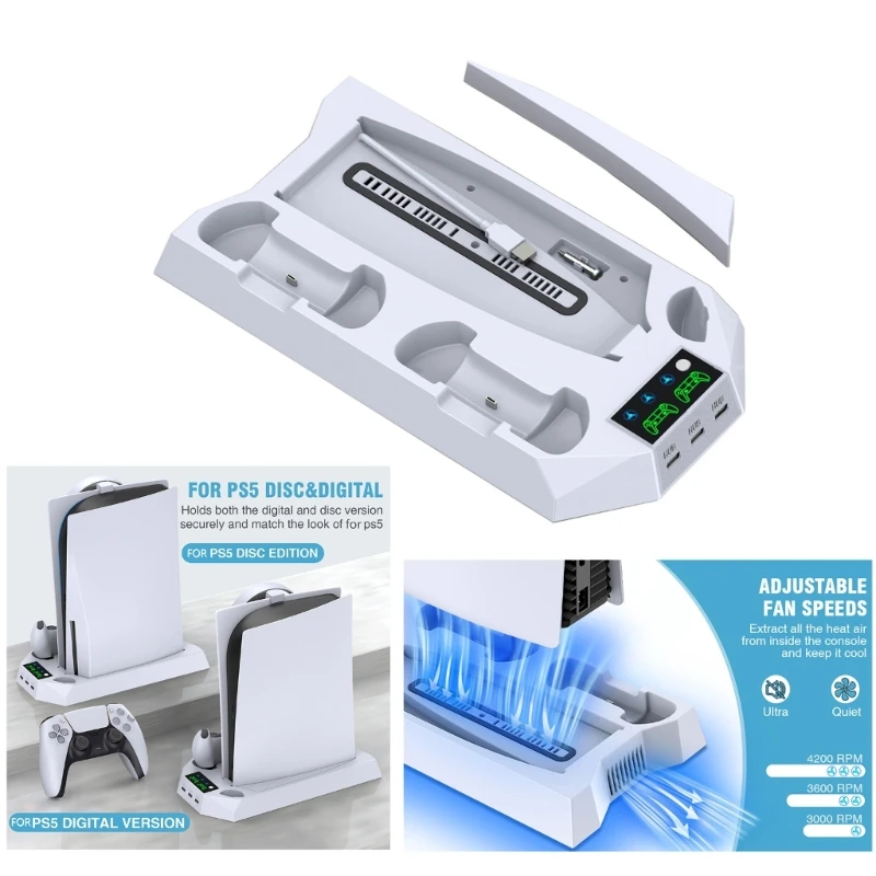 

Charging Stand with Cooling Fan for P5 Digital Edition Charging Dock Station Drop Shipping