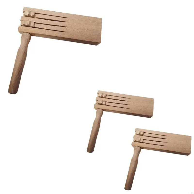 N0PC Mexicans Matraca Kids Percussion Ratchet Noise Makers Soundboard Educational Toy for Kids Toy Castanets