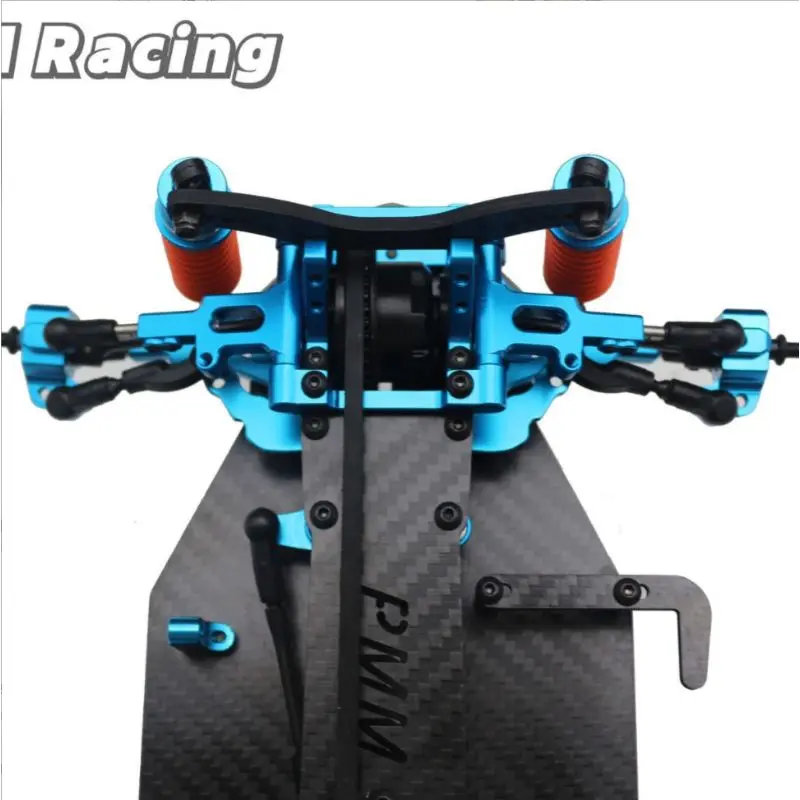 ドリフト仕様TRF415MSX・416 コンバージョン スクエアアルミパーツ Metal Alloy Plastic Carbon Fiber Chassis Kit Quadro with