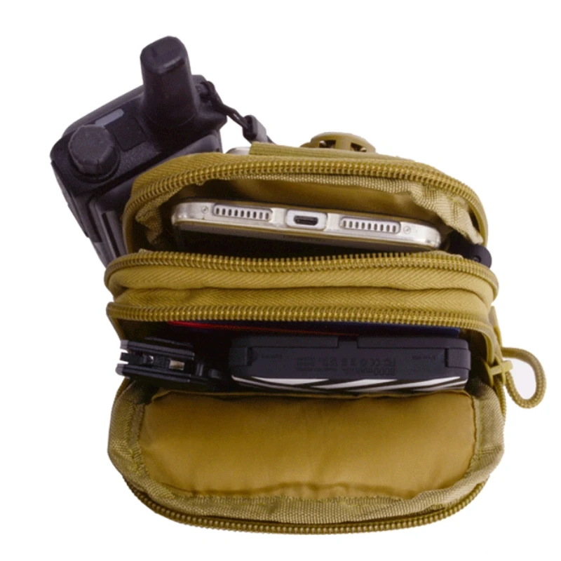 Molle Tactical Pouch Belt Waist Pack Men Small Pocket Survival Tool Bag for Runing Travel Camping Hunting Hiking Bags 4