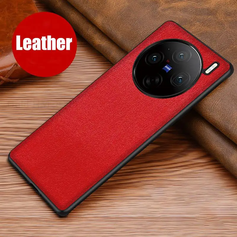 

For Vivo X100 X90 Pro Plus Leather Shockproof Phone Case For VIVO X90S X80 Pro Ultra Slim Protective Cover For Vivo X90 X100 X80