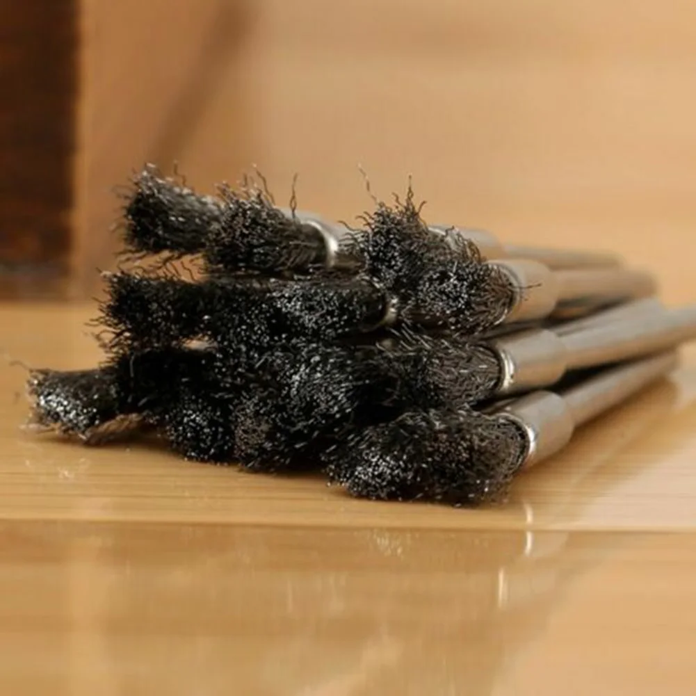 15Pcs Stainless Steel Brush Steel Wire Wheels Brushes Drill Rotary Tools Polishing Dremel Rotary Tools Metal Rust Removal Brush