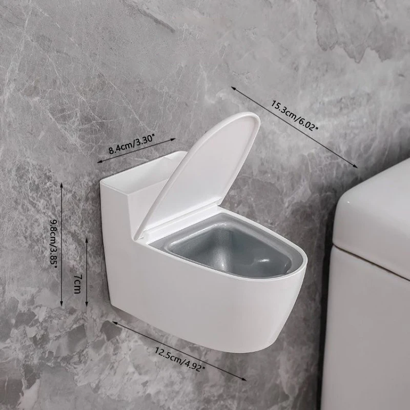 Silicone Ashtray Air Purifier Ashtray Wood Ashtray Cigarettes Ashtray Portable Ashtray Stainless Steel Ashtray Metal Ashtray Ceramic Ashtray Creative Toilet Ashtray Home Bathroom Storage Cigarette Case With Lid Wall-mounted Plastic Ashtray Suitable For Home Office Use