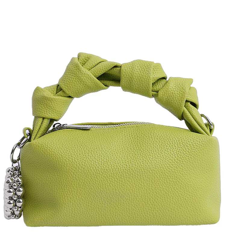 NEW Summer Soft Leather Pillow Bag Women's Crossbody Bag Versatile Luxury Light weight Casual Pure Color Handbag
