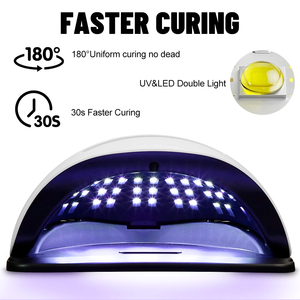 SUN X16 MAX 72LEDs UV LED Nail Lamp for Gel Nail Polish Fast Curing Gel Polish Lamp With Timer Auto Sensor Nail Art Drying Tool 2