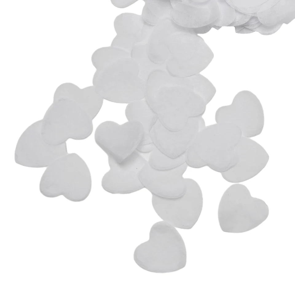 Coriandoli in carta velina a forma di cuore, biodegradabili, 10000