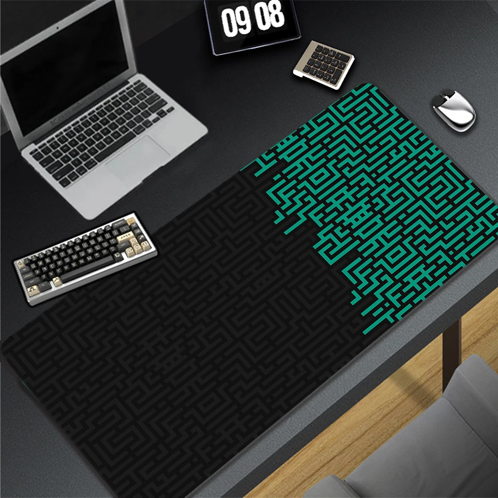 

Black And White Game Pads Mouse Pad Gamer Large Mousepad XXXL Mouse Mat Game Carpet Rubber Keyboard Pads 50x100cm Desk Mice Pad