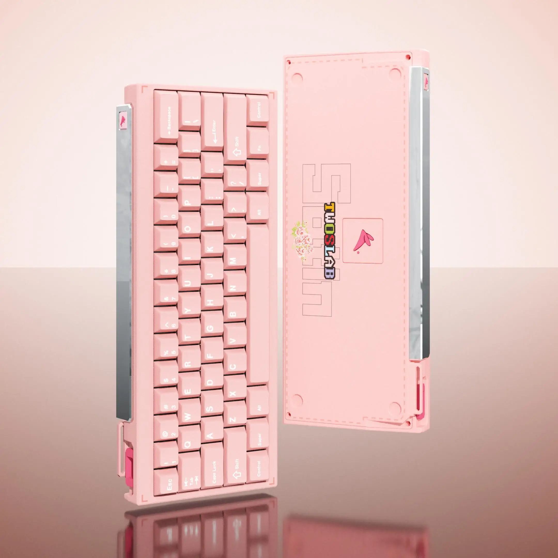 Twoslab Satin60 Keyboard Case CNC ISO Anodizing Case Custom For