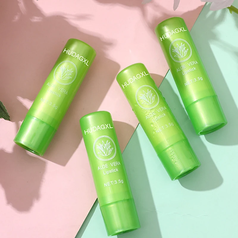Long Lasting Smooth Aloe Color Changing Lip Balm Aloe Vera Lipstick Moisturizing, hydrating, waterproof and cracking Aloe Vera Lip Balm_voghion.com