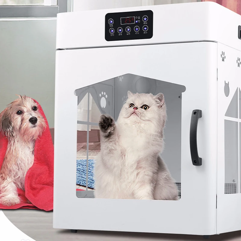 

Dog Pet dryer Grooming Machine Pet Smart Dryer Automatic Dryer Cat Hair Water Blower Large Space Dehydration Machine