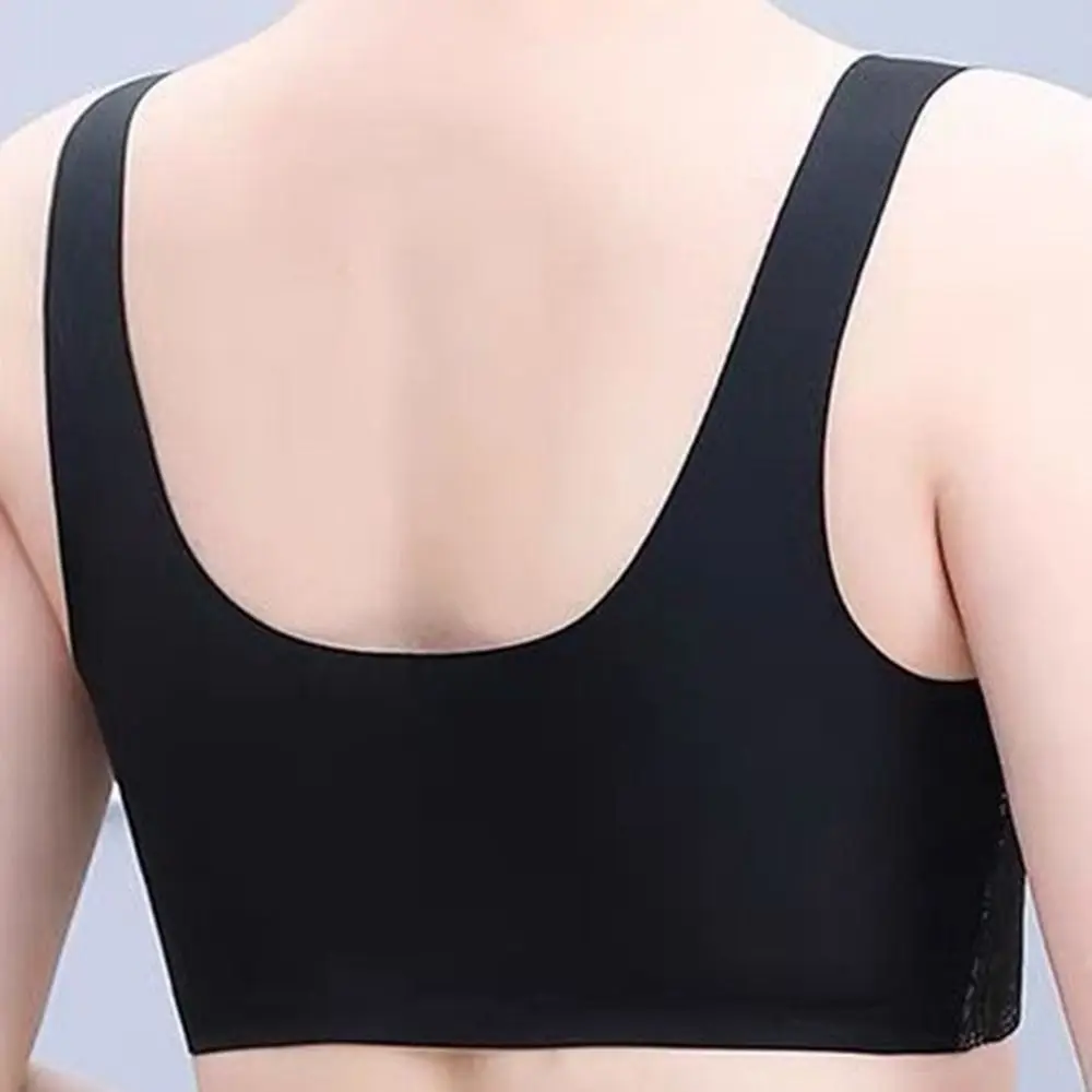 Without Steel Ring Sexy Lace Underwear Comfortable Breathable Bras for Older Women Full Cup Floral Printed Women Lingerie