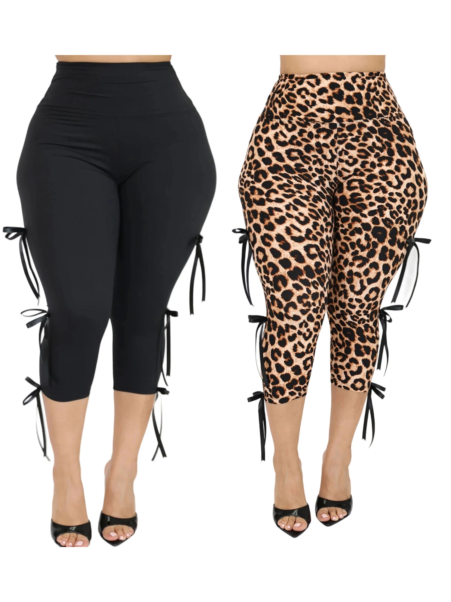 Women High Waist Wide Leg Palazzo Pants Drawstring Belted Loose Fit Trousers with Floral Print for Summer Beach Vacation