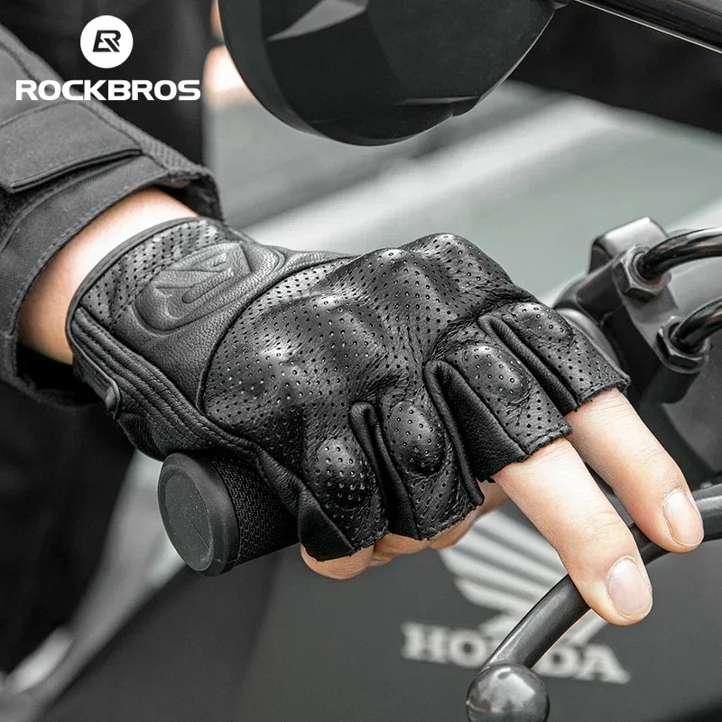 ROCKBROS Bicycle Men Women Gel Protector Tactical Motorcycle Gloves Sport Short Bike Gloves Breathable Half Finger