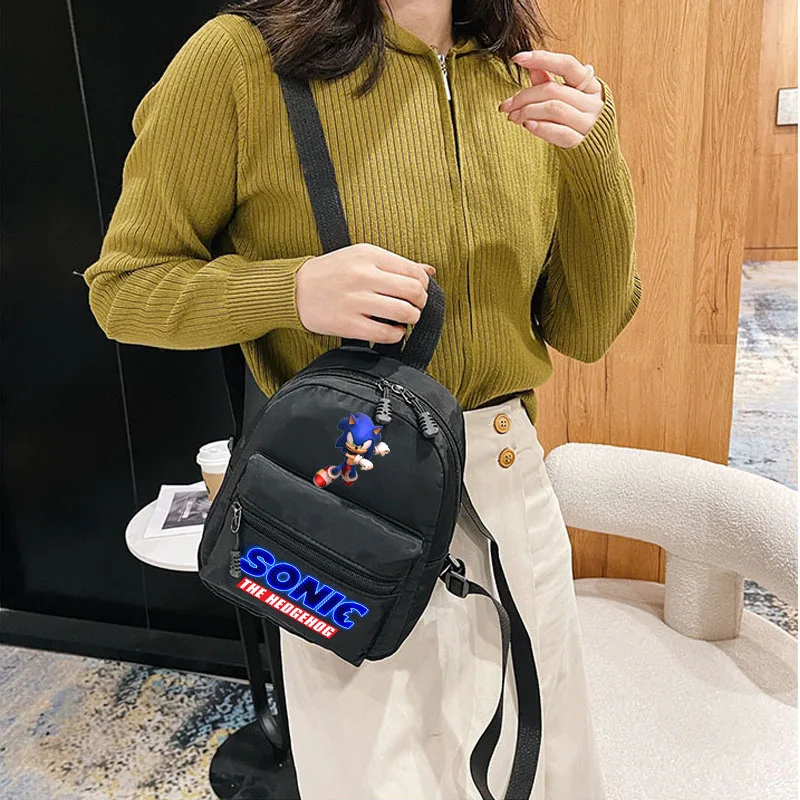 

Cute Hedgehog Mini Womens Backpacks for Girls Teenager Bag School Bags Casual Shoulder Bag Travel Storage Student Backpack Anime