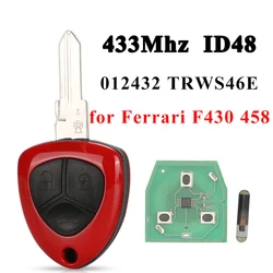 Premium Car Remote Key | 433.92MHz ASK with ID48 Chip | 3 - Button Key Fob Control (B Blade Remote Key)