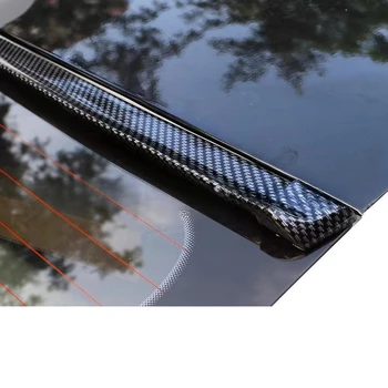 Per berlina Hatchback Spoiler posteriore per auto universale Installazione senza trapano in fibra di carbonio Spoiler per tetto in gomma Parti di modifica per auto