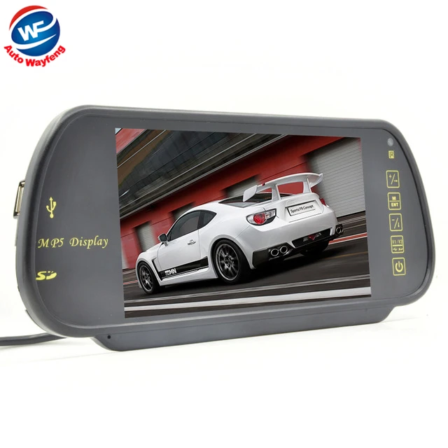 

Бесплатная доставка Автомобильный ПЗС-монитор 7 "цветной TFT LCD Автомобильный монитор зеркала заднего вида SD USB MP5 FM-передатчик Автомобильная камера зеркало DVR WF