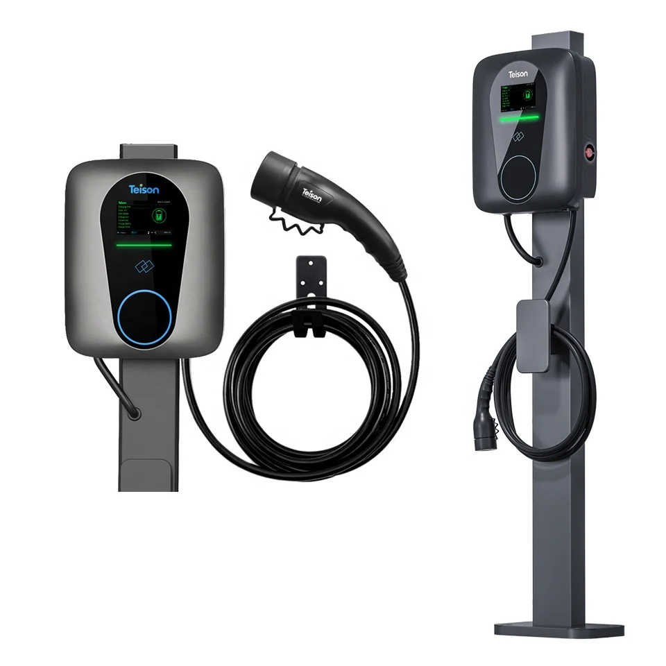 

Smart OCPP 1.6J EV Charger Electric car Charging station 32A Type2 EVSE WALLBOX 5M CABLE