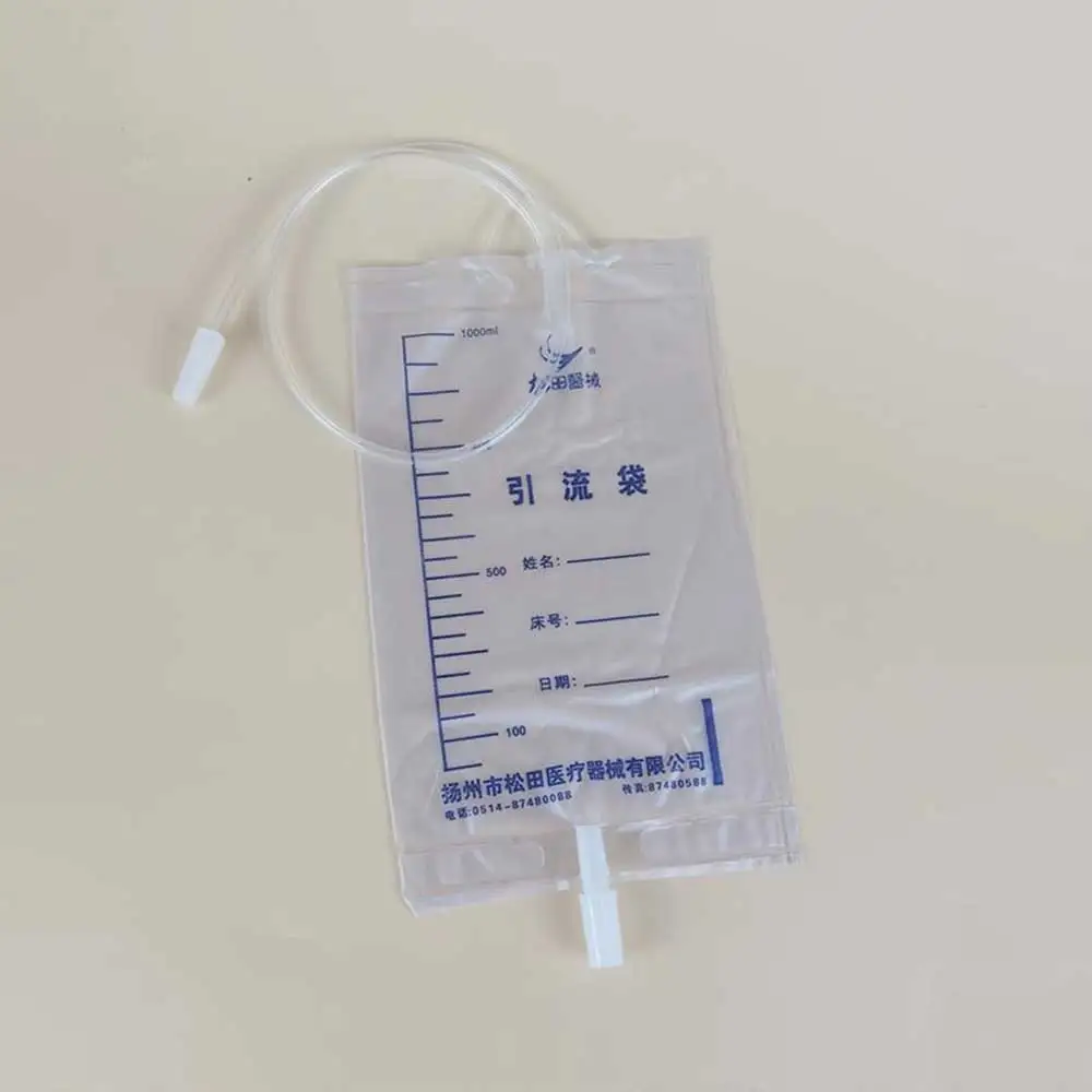 Urine Collection Bag 1Pc 1000ml Urine Collector Bag Urinary Catheter Health Drainage Bag Male Urine Anti-Reflux