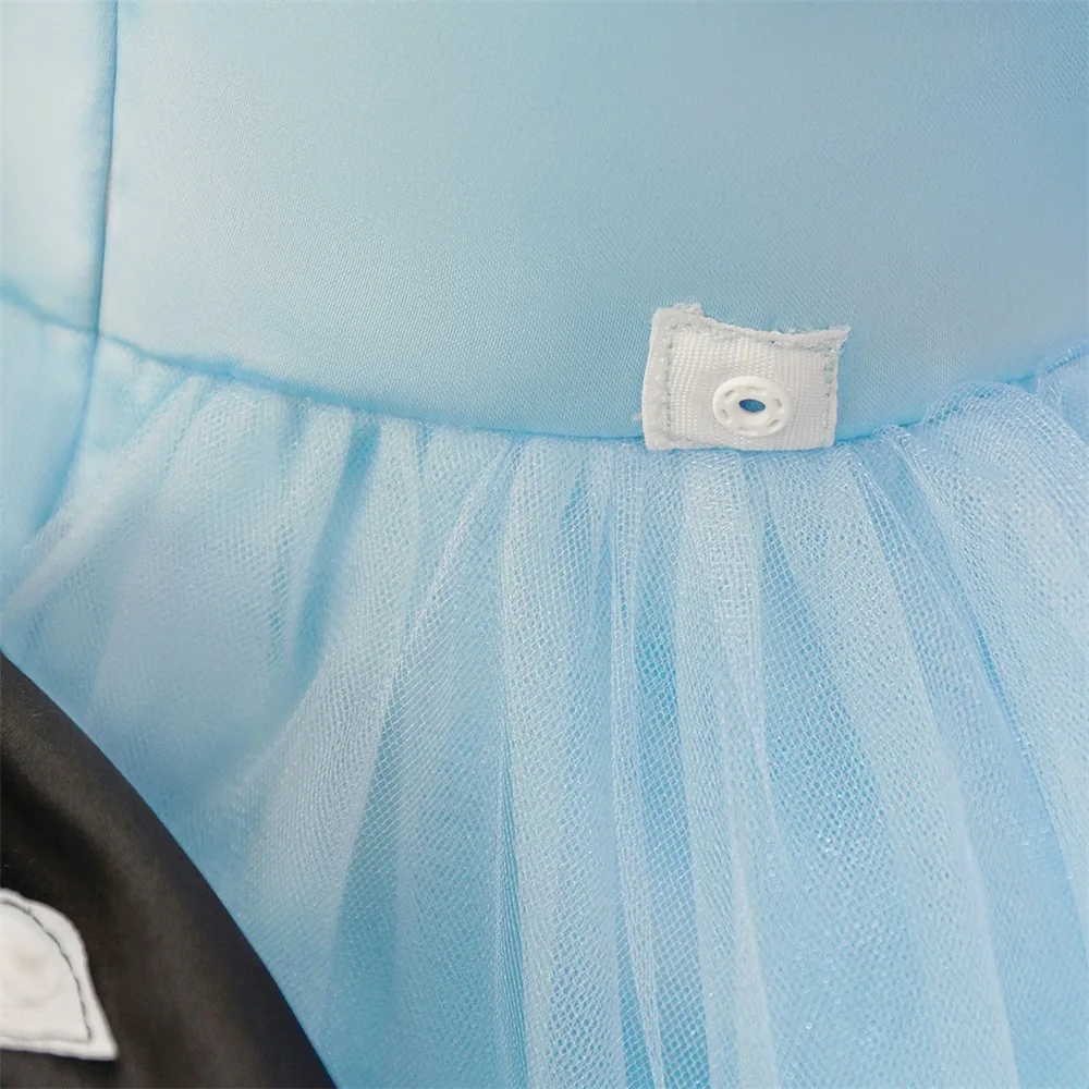 Baby Alice Prinzessin Mädchen Kleider Kinder Blau Lolita Maid Geburtstag Party Palast Kleid Vintage Kleinkind Hochzeit Poker Tutu Abendkleid – Detail 9