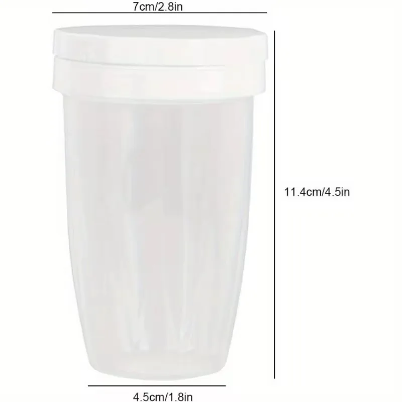 Plastic Sugar Sifter Shaker Baking Tool Flour Sifter Powder Sugar Icing Cocoa Powder Shaker for Baking Kitchen Supplies