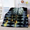 Chess Printed Soft Flannel Throw Blanket International Chess Beds Hiking Picnic Sofa Couch Cover Fashion Bedspread Blanket Gifts 5