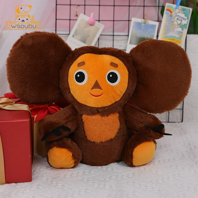 Kawaii Cheburashka Big Ear Monkey Long Plush Toys Russia Anime Doll Baby  Kids Sleep Appease Toys For Children Kids Gifts - AliExpress