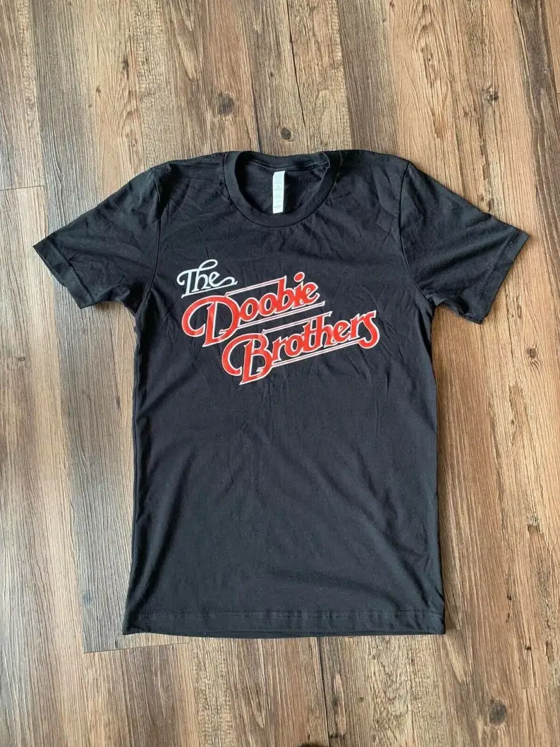 

Doobie Brothers Men's Tshirt Size USA Unisex Heavy Cotton