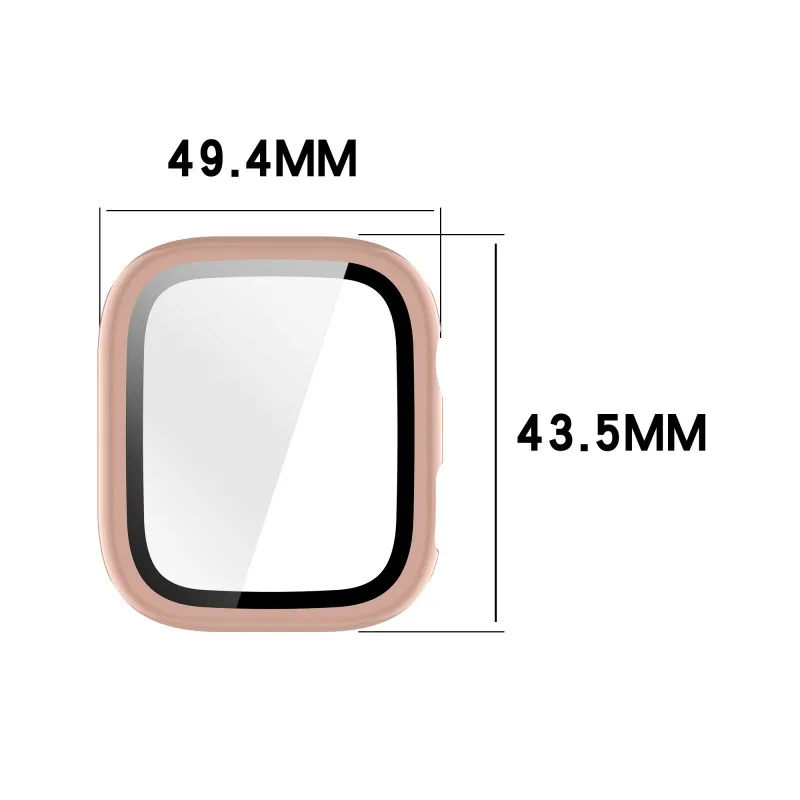 Premium Tempered Glass Protective Case and Band