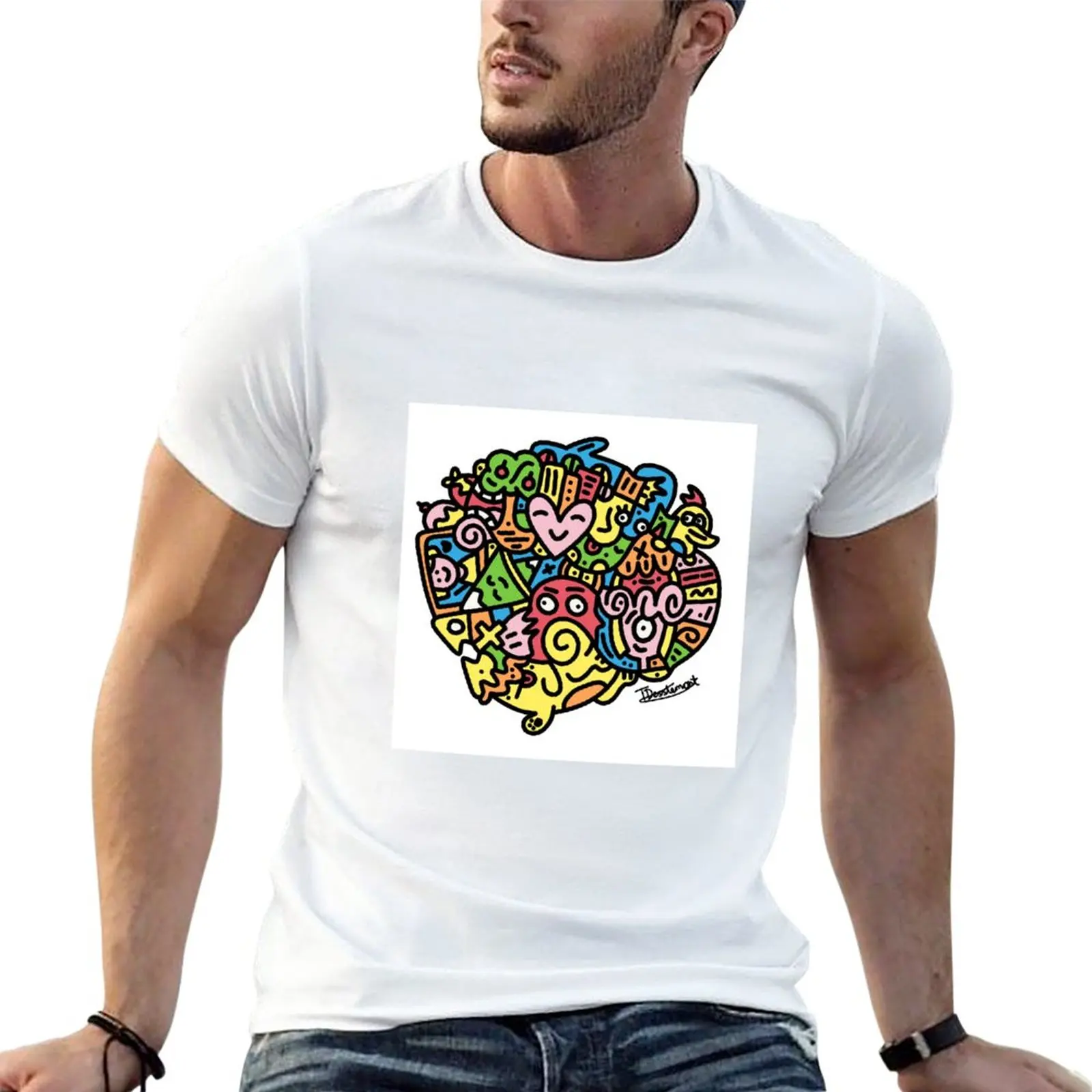 New Bendy The Bendy Dog T-Shirt Graphic T Shirt Animal Print Shirt For Boys Magliette Pesanti Magliette Da Allenamento Per Uomo