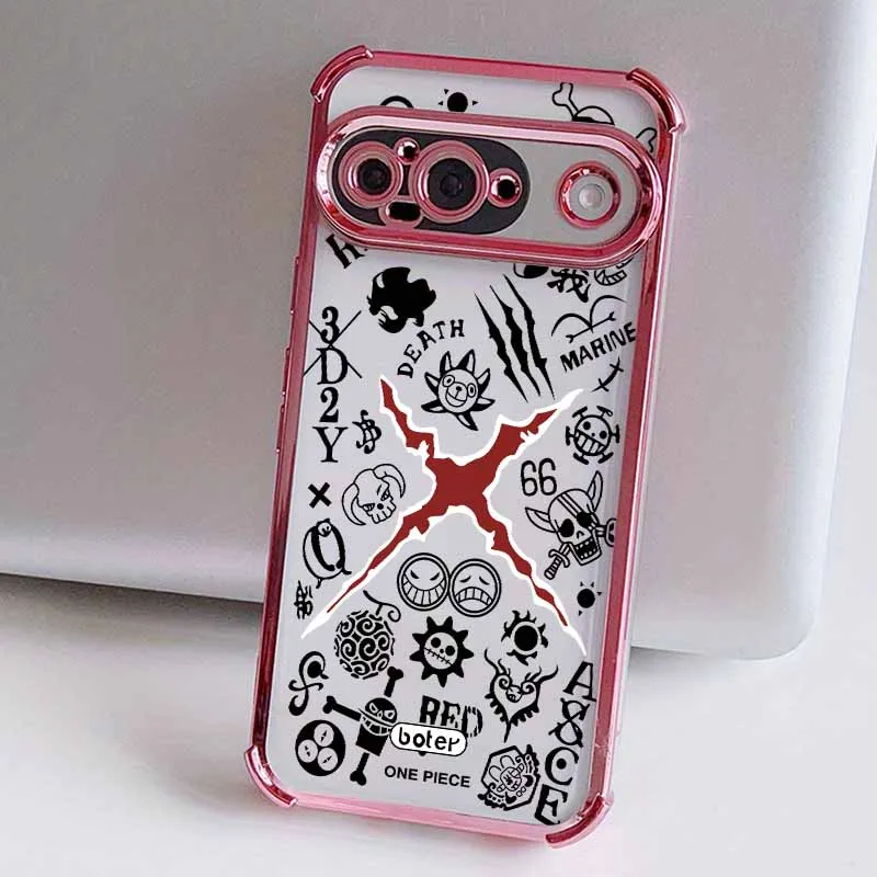 Plating Drop-proof Transparent Soft Phone Case Cover