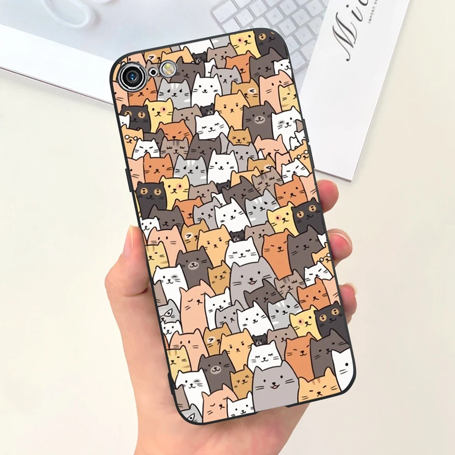 Cute Astronauts Soft Silicone Matte Phone Case