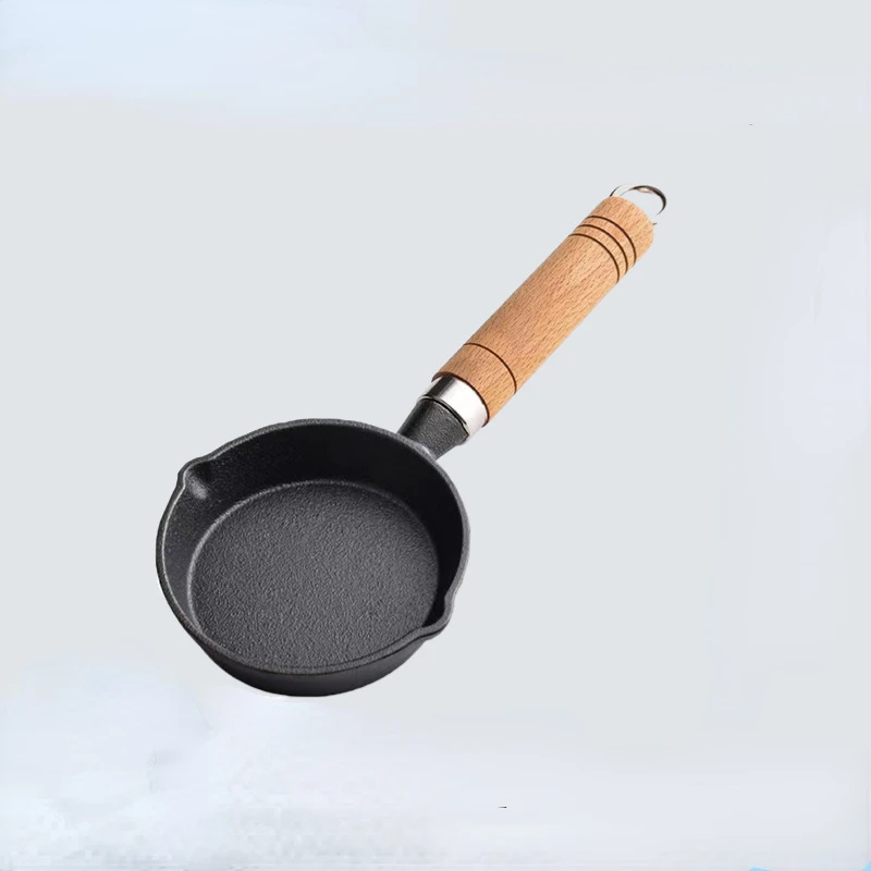10cm For Indoor Outdoor Camping Egg Pan Cast Iron Skillet Frying Pan