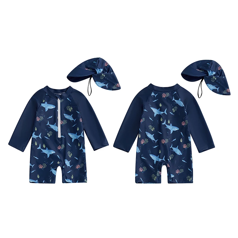 Piece Swimsuit with Sun Hat