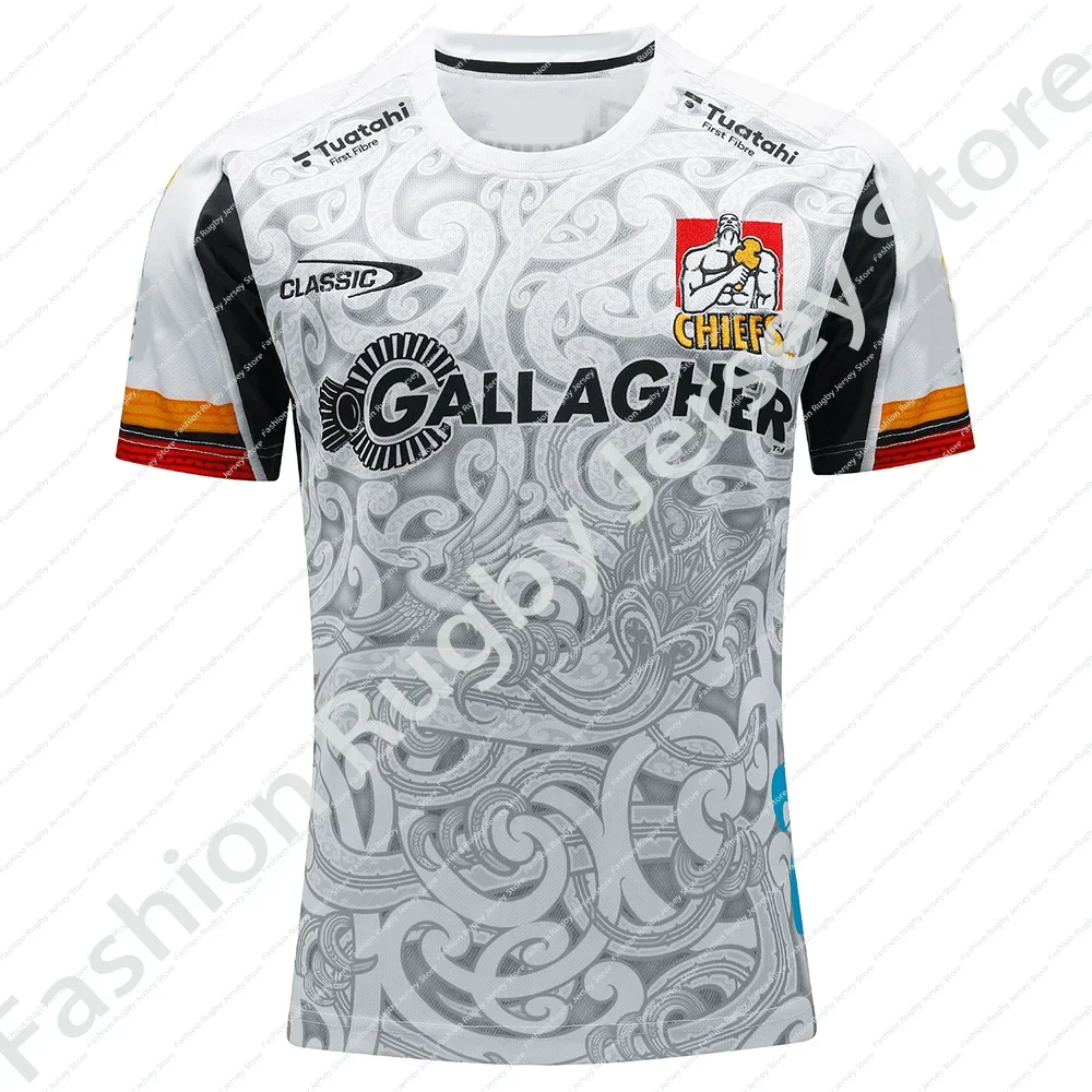 New Gallagher Chiefs Rugby Jersey Clothes Men Kids Children T Shirt Team Sportswear Tee Teenager Away 24 Top Canterbury